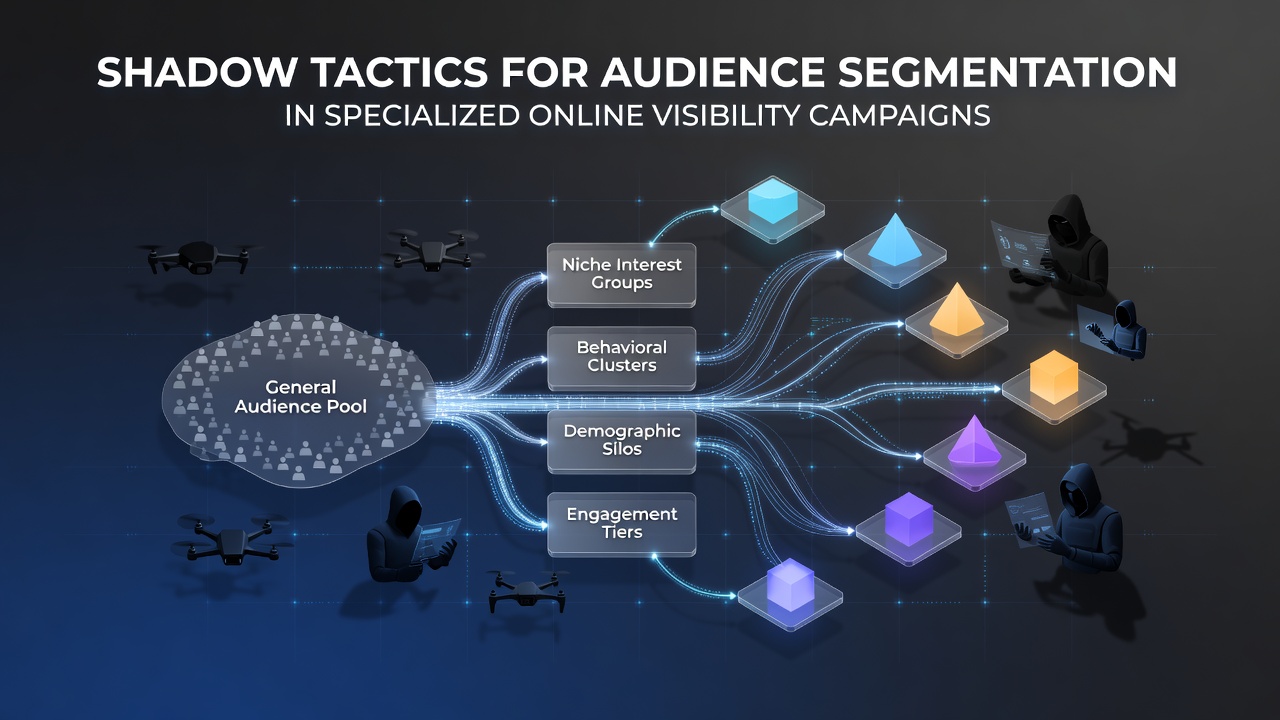 Shadow Tactics for Audience Segmentation in Specialized Online Visibility Campaigns